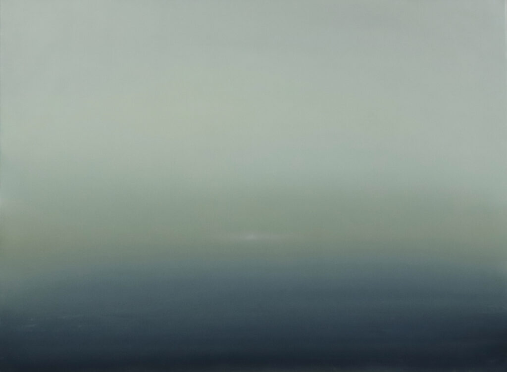 Lubomir Hnatovic, Landschaft, 2025, Öl auf Leinwand, 60 x 80 cm, Foto: Lubomir Hnatovic