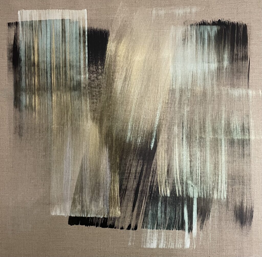 Su Sigmund, 2026, Acryl auf Leinwand, 80 x 80 cm, Foto: Su Sigmund
