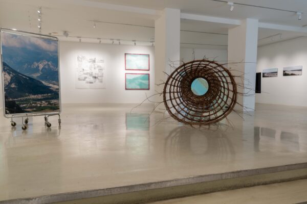 Ausstellungsansicht "Herwig Turk, Die vielen Leben des Tagliamento", Galerie Freihausgasse, Villach, 2026, © Herwig Turk / Bildrecht, Wien 2026