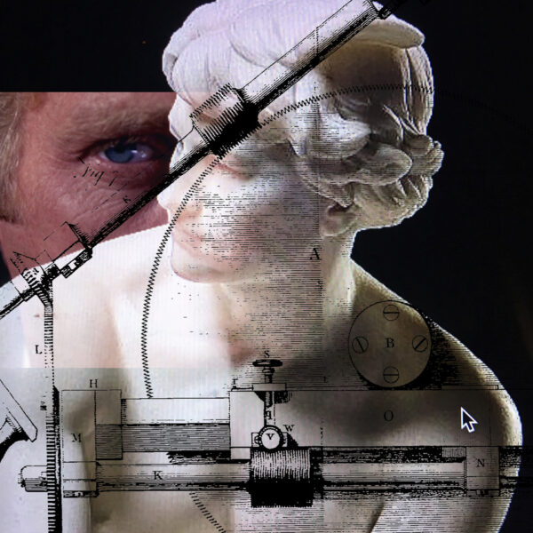 Isabel Belherdis, Attentive Inertia (Detail), 2020, mehrschichtige digitale Bildmontage, Fine Art Print auf Bütten, Edition 3, 75 x 110 cm, © Isabel Belherdis / Bildrecht, Wien 2026