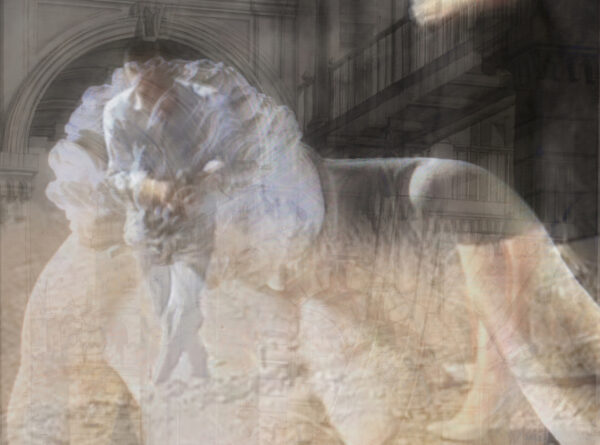 Isabel Belherdis, Attentive Inertia (Detail), 2020, mehrschichtige digitale Bildmontage, Fine Art Print auf Bütten, Edition 3, 75 x 110 cm, © Isabel Belherdis / Bildrecht, Wien 2026
