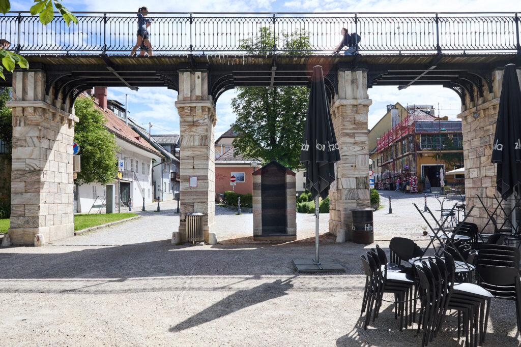 Hannes Zebedin, Wachhäuschen, Lendart 2026, Lendhauer, Klagenfurt, Foto: Johannes Puch