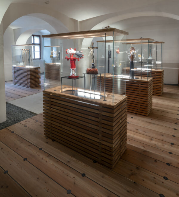 Ausstellungsansicht „Pepo Pichler: Visueller Dialog“, Schatzkammer Gurk, 2026, Foto: Ferdinand Neumüller