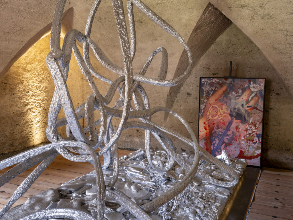 Ausstellungsansicht „Pepo Pichler: Visueller Dialog“, Schatzkammer Gurk, 2026, Foto: Ferdinand Neumüller