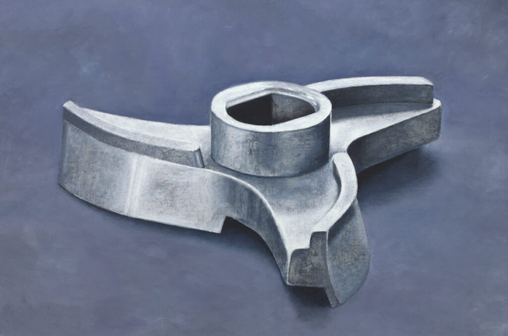 Richard Kaplenig, FW 08-19, 2019, Öl auf Papier auf Leinwand, 120 x 180 cm