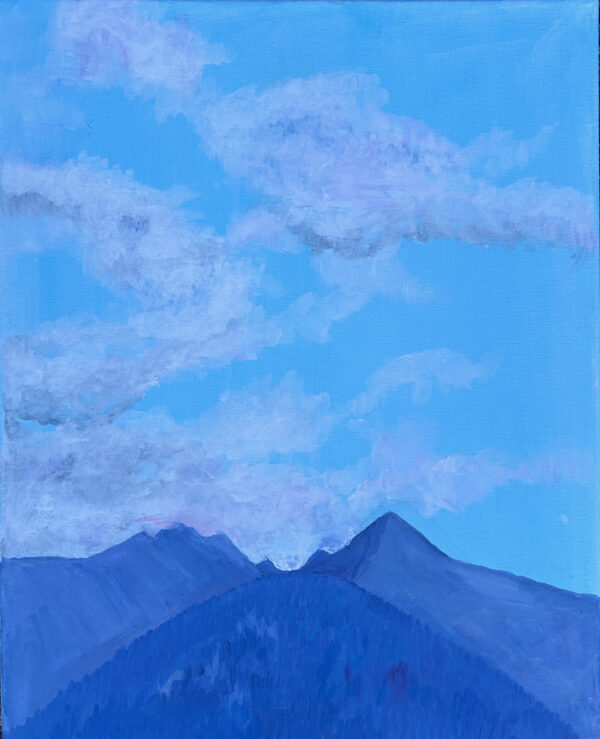 Gudrun Habenicht, 2026, Acryl auf Papier, 42 x 30 cm, Foto: Luise Kloos